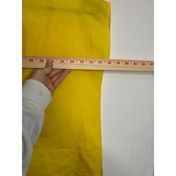 Vintage Cap Tree Women's Top S Yellow Short Sleeve Rayon - Picture 4 of 5